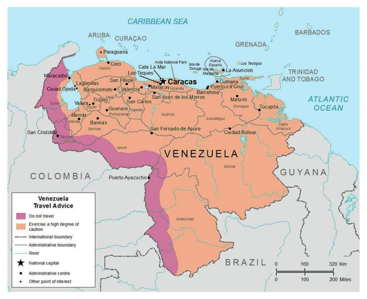 venezuela sa mapa