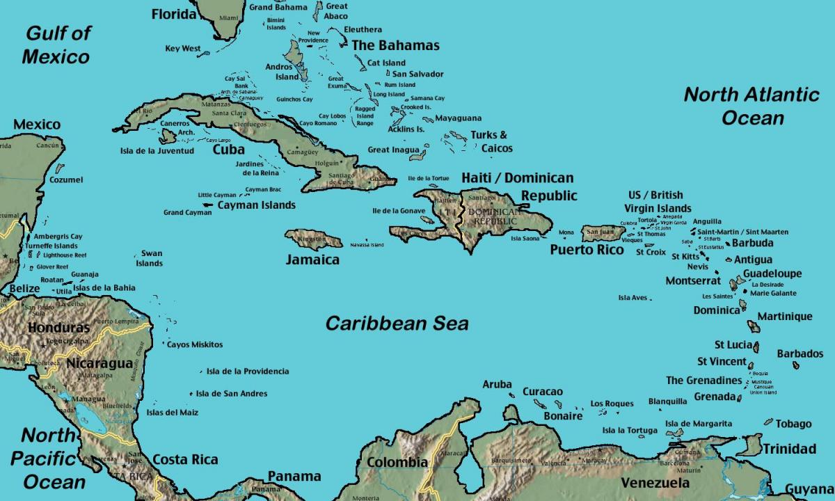isla off venezuela mapa