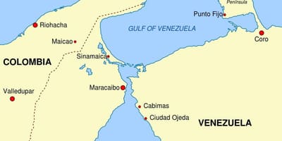 Mapa ng golpo ng venezuela