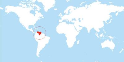 Mapa ng venezuela lokasyon sa mundo